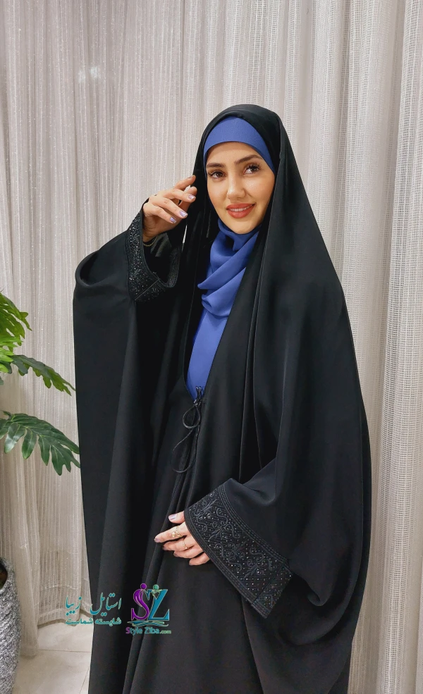 چادر جده عربی مچ گلدوزی هلن