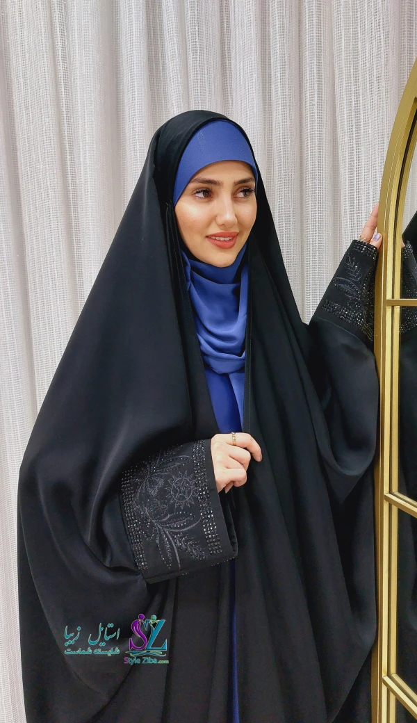 چادر جده عربی مچ گلدوزی هیفا