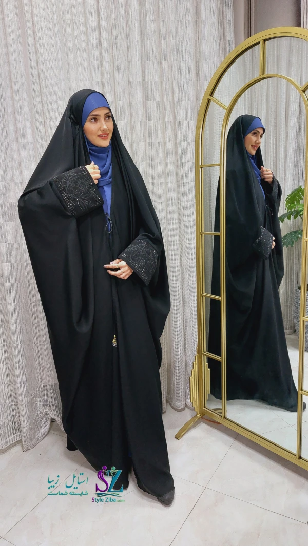 چادر جده عربی مچ گلدوزی هیفا