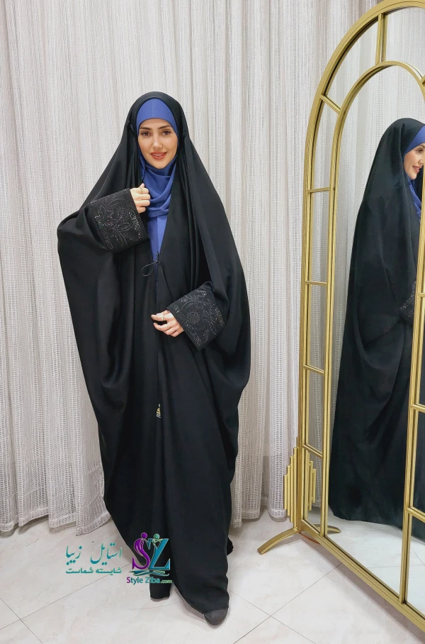 چادر جده عربی مچ گلدوزی هیفا