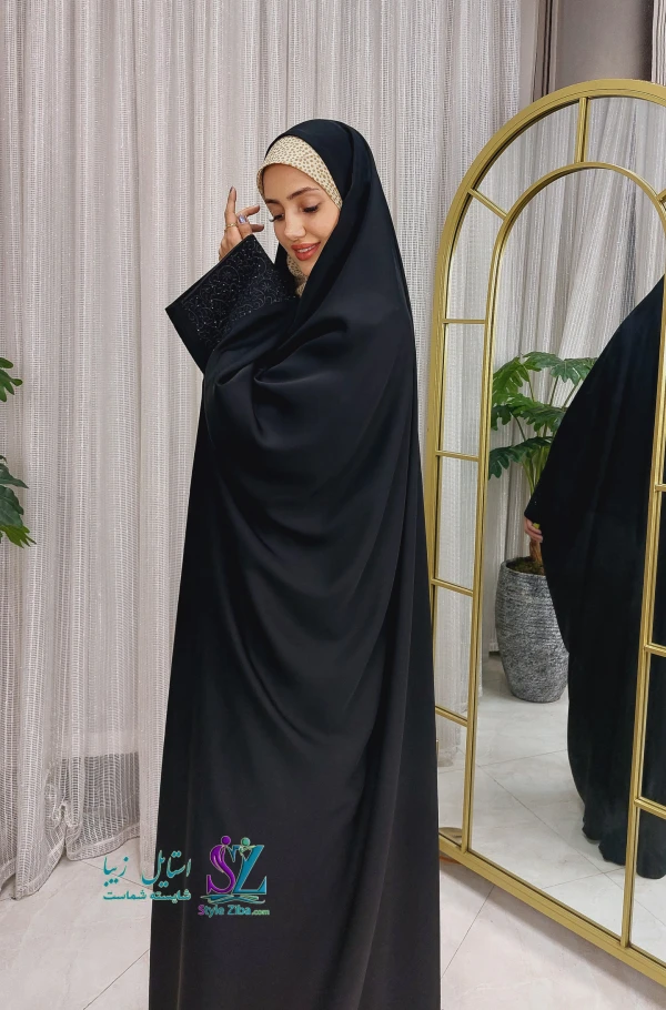 چادر جده عربی مچ گلدوزی محیا