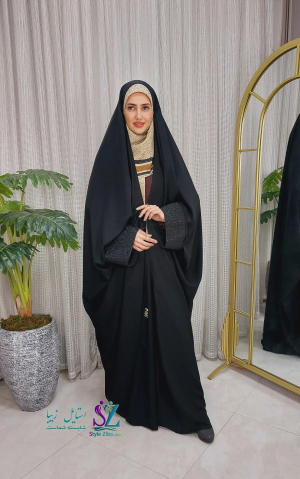 چادر جده عربی مچ گلدوزی محیا