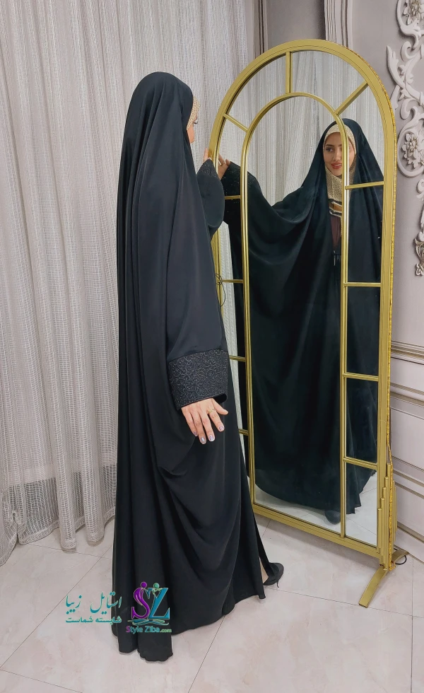 چادر جده عربی مچ گلدوزی محیا