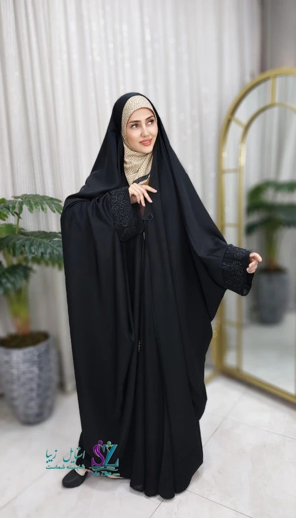 چادر جده عربی مچ گلدوزی ملورا