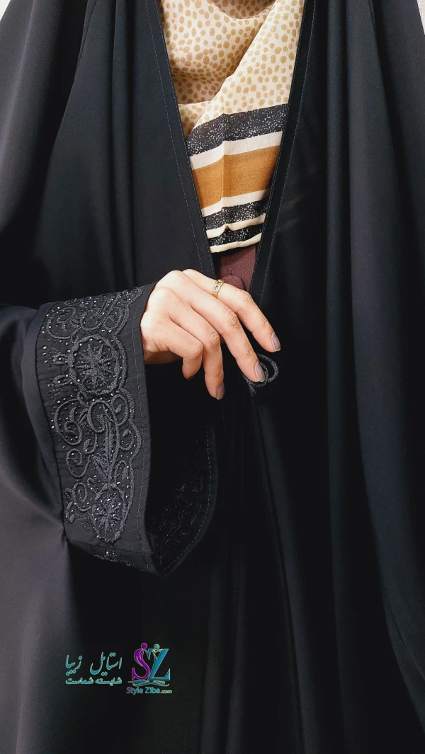 چادر جده عربی مچ گلدوزی ملورا