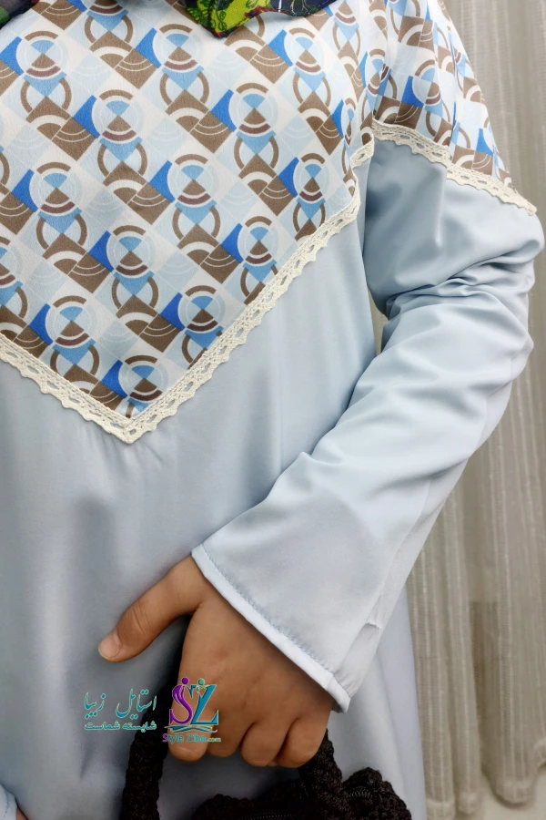 عبا دخترانه شیما (آبی)