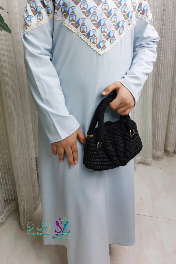 عبا دخترانه شیما (آبی)