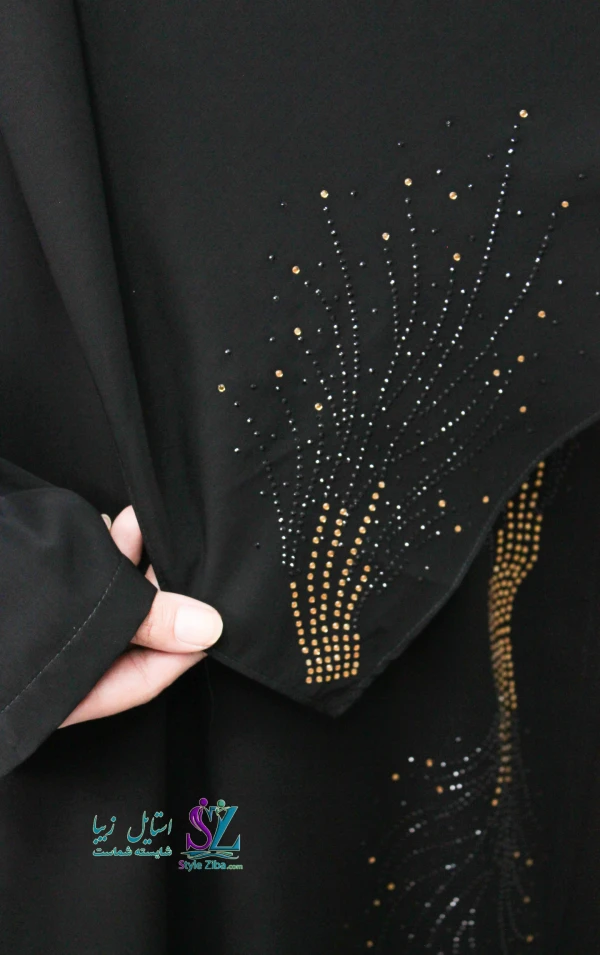 عبا زنانه شالدار ترنج طرح 2