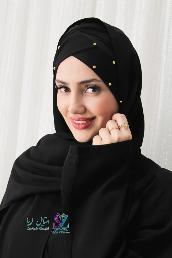 عبا زنانه شالدار ترنج طرح 2