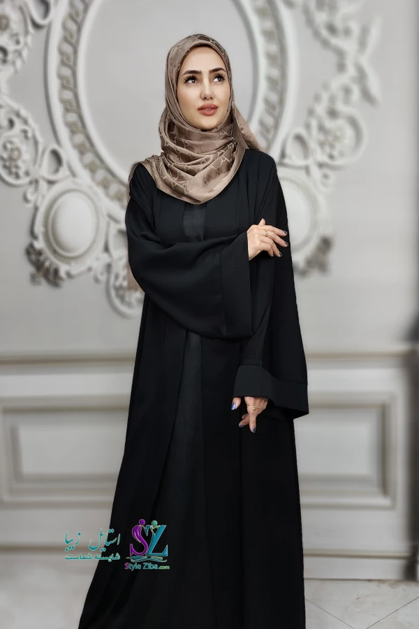 عبا زنانه سوگند (مشکی)