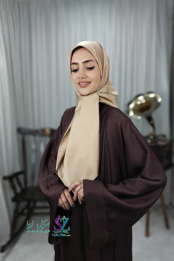 عبا زنانه سوگند(قهوه ای)