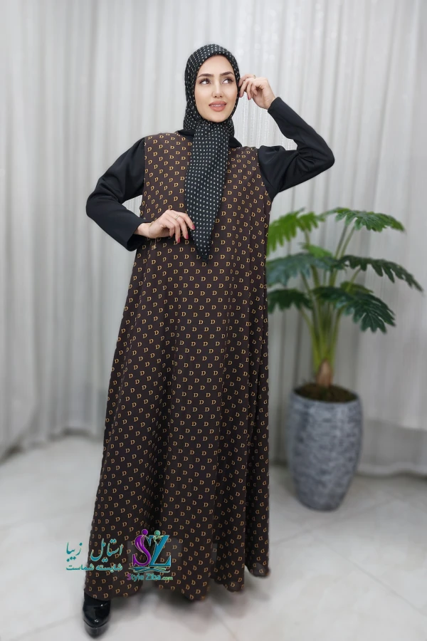 زیر عبایی رنگی طرح دار