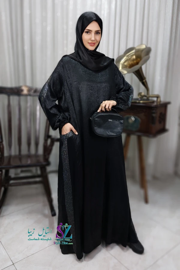 مانتو عبایی زنانه بلند بارلی