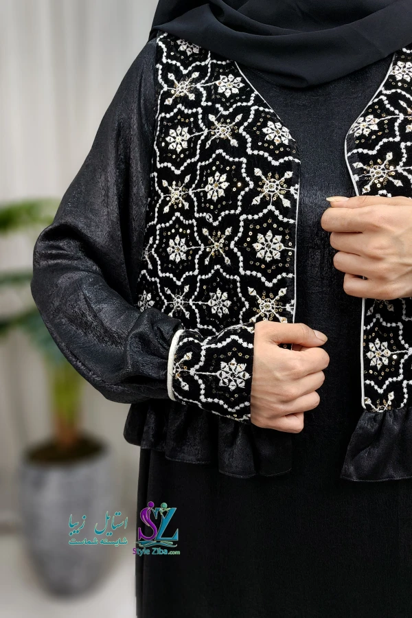 عبا و جلیقه زنانه بهارین (طرح 1)