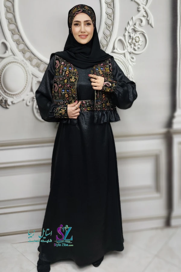 عبا و جلیقه زنانه بهارین (طرح 2)