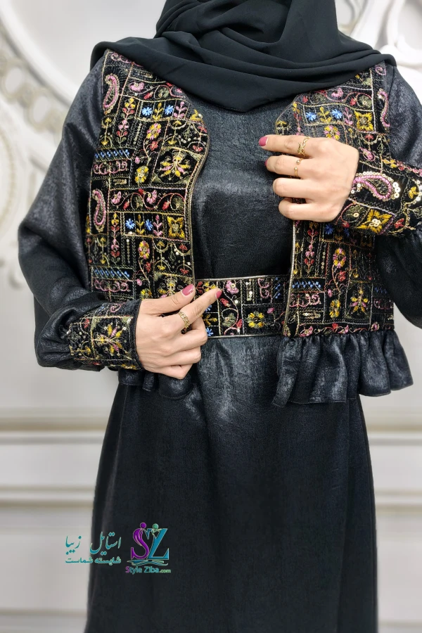 عبا و جلیقه زنانه بهارین (طرح 2)