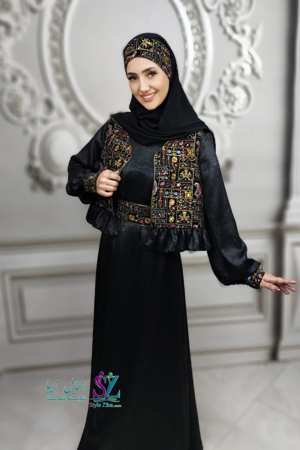 عبا و جلیقه زنانه بهارین (طرح 2)