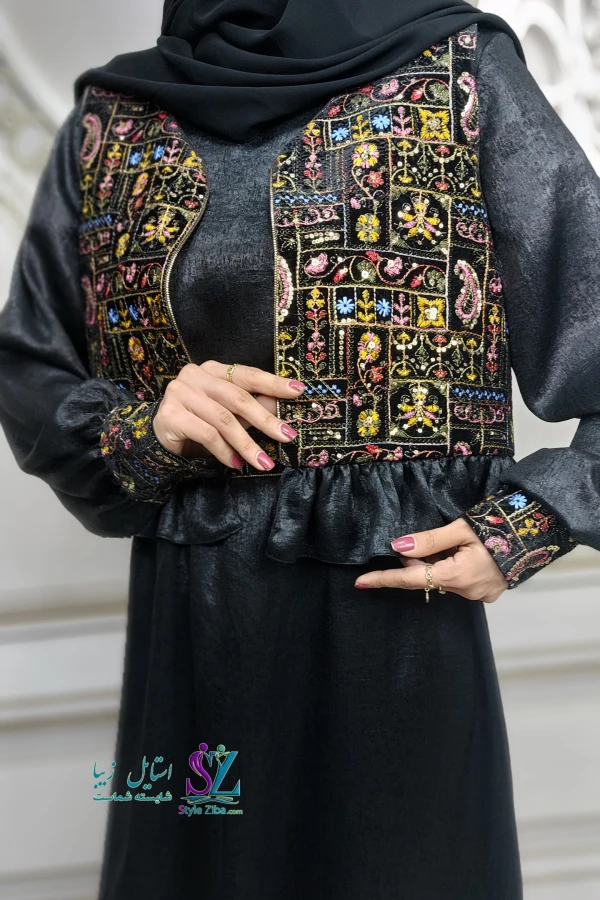 عبا و جلیقه زنانه بهارین (طرح 2)