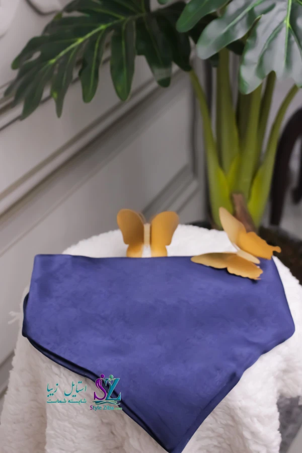 روسری پتینه آزاده (سرمه ای)