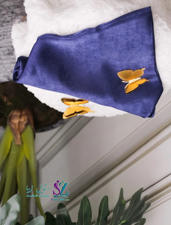 روسری پتینه آزاده (سرمه ای)