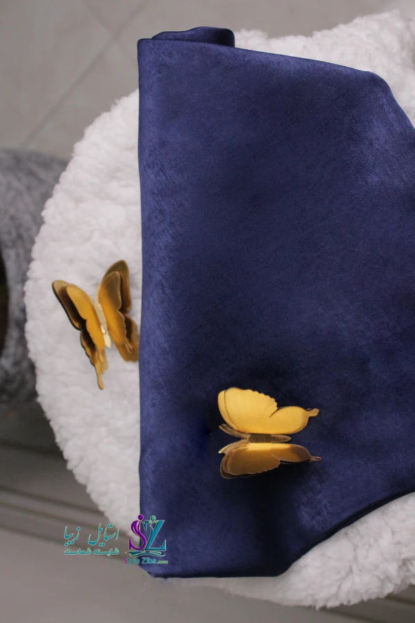 روسری پتینه آزاده (سرمه ای)