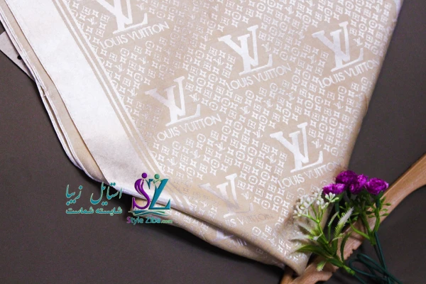 روسری ابریشم گونل (کاراملی)