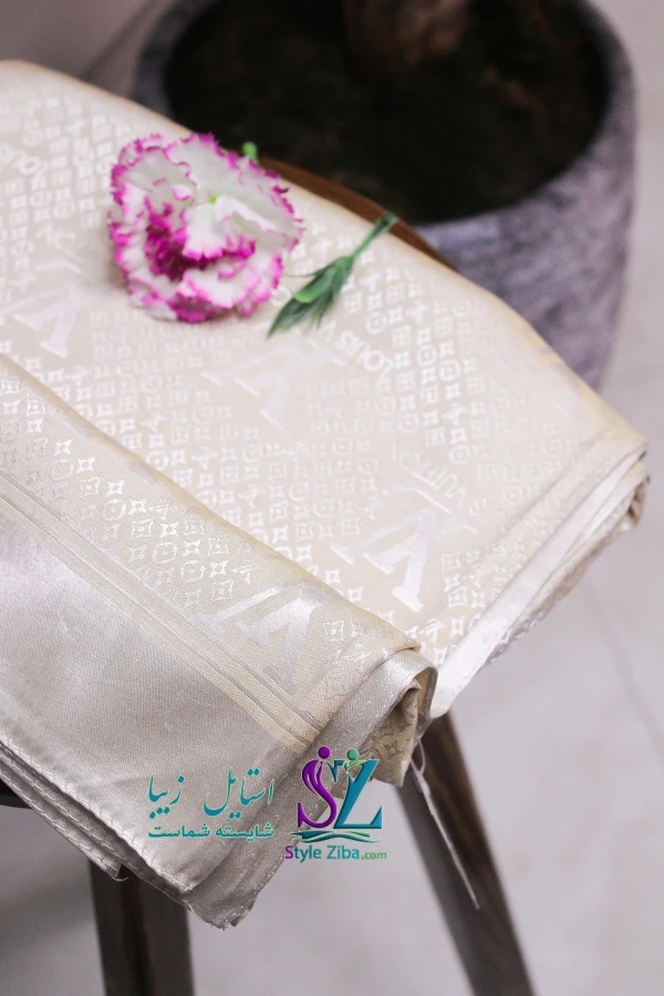 روسری ابریشم گونل (کاراملی)