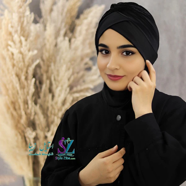 توربان مشکی مخمل