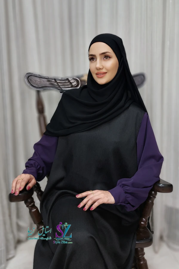 زیر عبایی مشکی کریشه