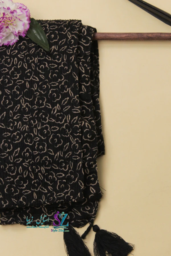 شال نخی پلیسه تامیلا ( طرح 1)