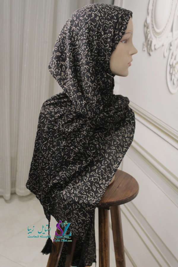 شال نخی پلیسه تامیلا ( طرح 1)