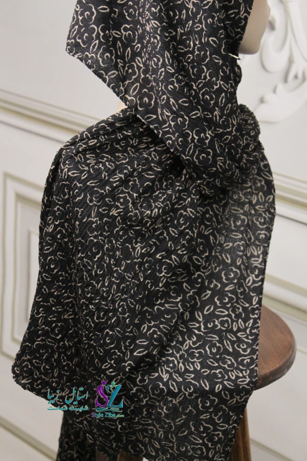 شال نخی پلیسه تامیلا ( طرح 1)