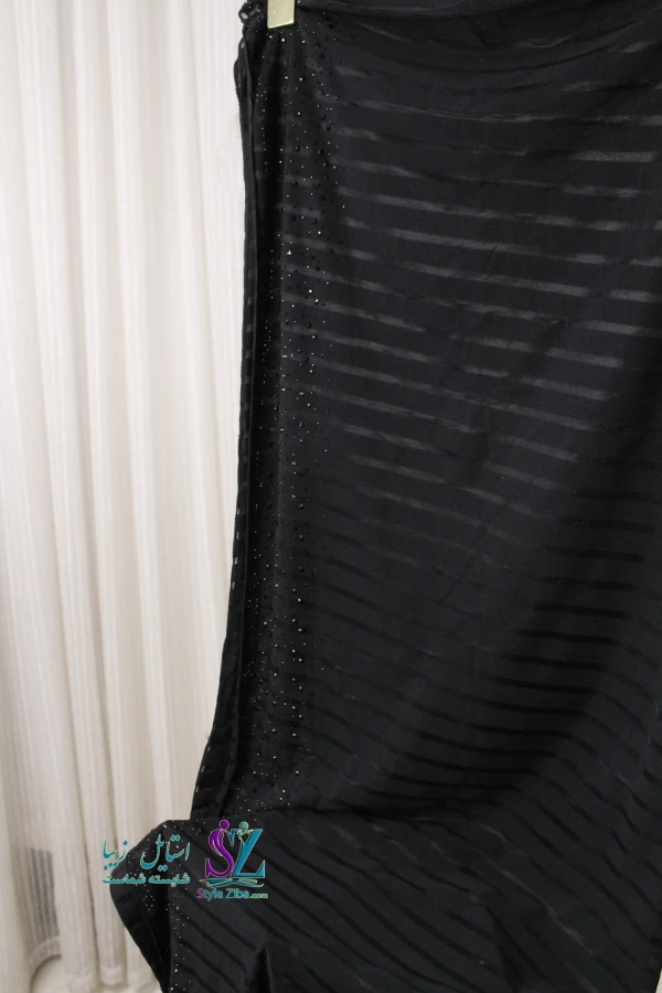 شال مجلسی مشکی پینار