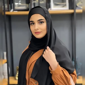 هد شال گرد ژرژت مشکی