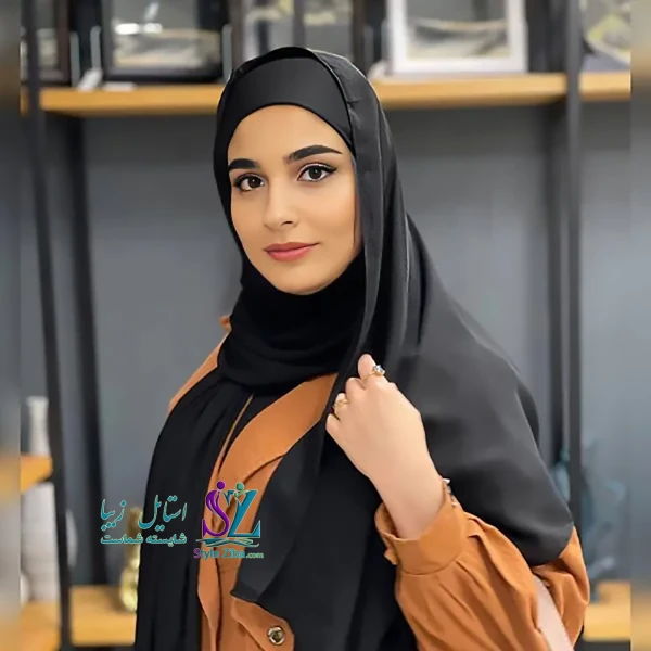 هد شال گرد ژرژت مشکی