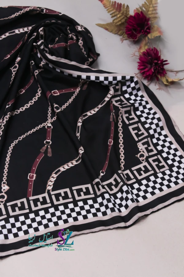 روسری نخی دل آوا (کد01)