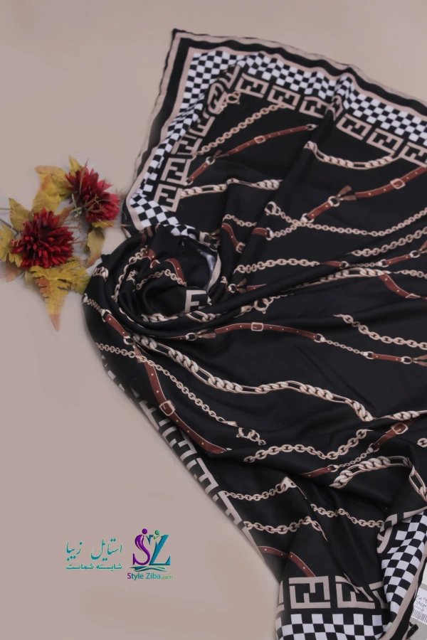 روسری نخی دل آوا (کد01)