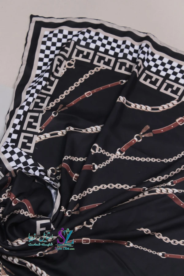 روسری نخی دل آوا (کد01)