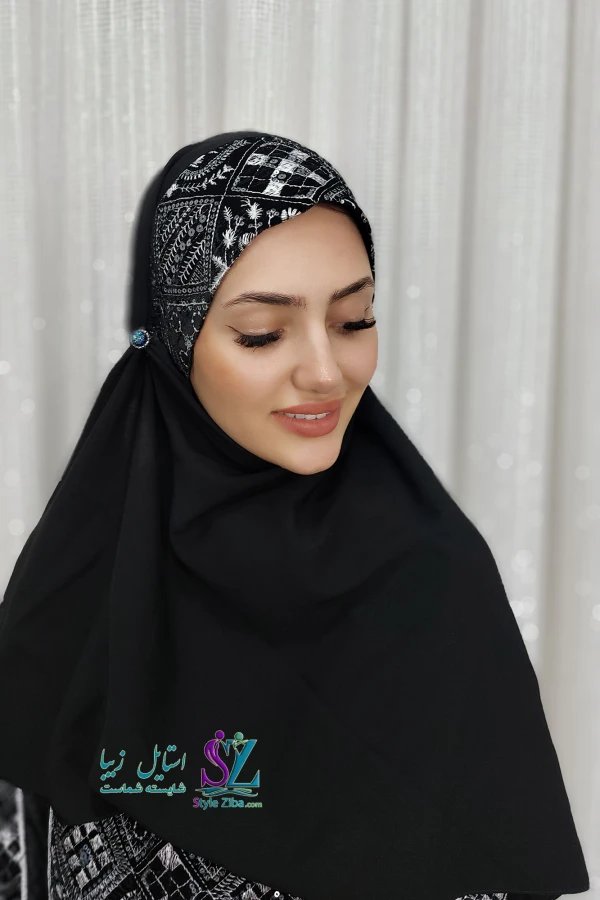 هد روسری گرد سوگند (طرح 7)