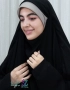  دوخت چادر صدفی لبنانی بدون کاپ و اوریب تک ستاره