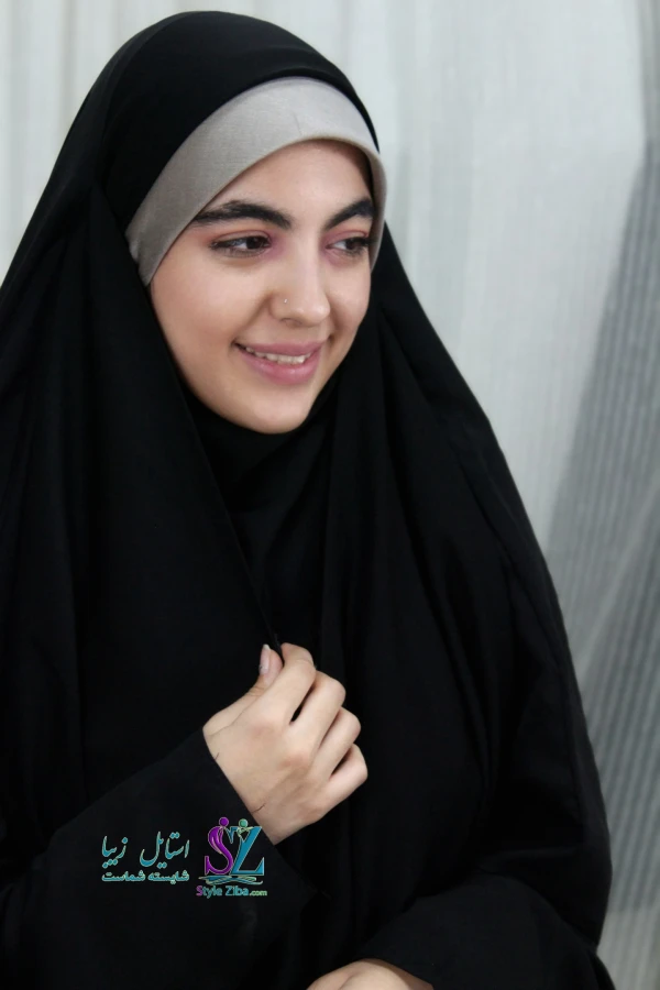  دوخت چادر صدفی لبنانی بدون کاپ و اوریب سه ستاره