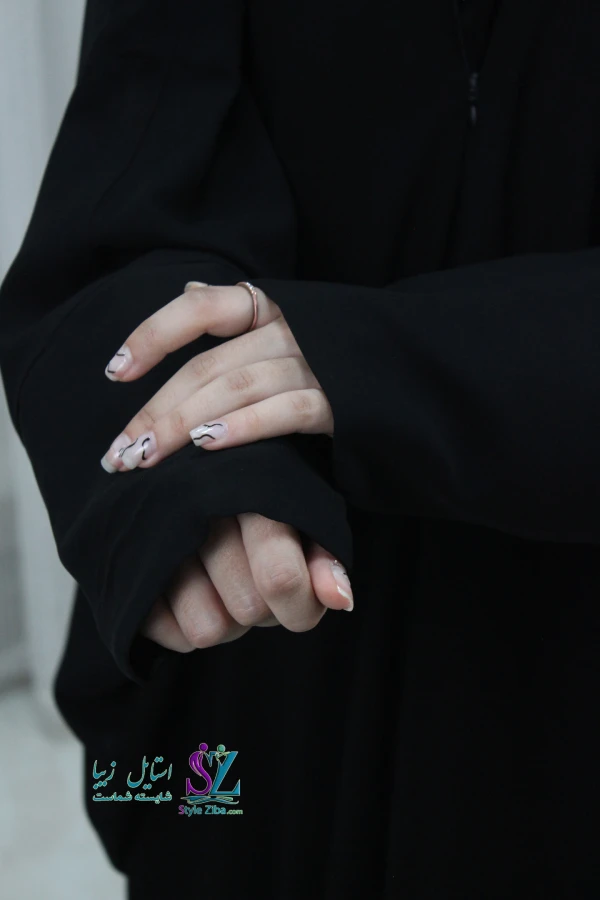 دوخت چادر جده لبنانی آستین کتی دو ستاره