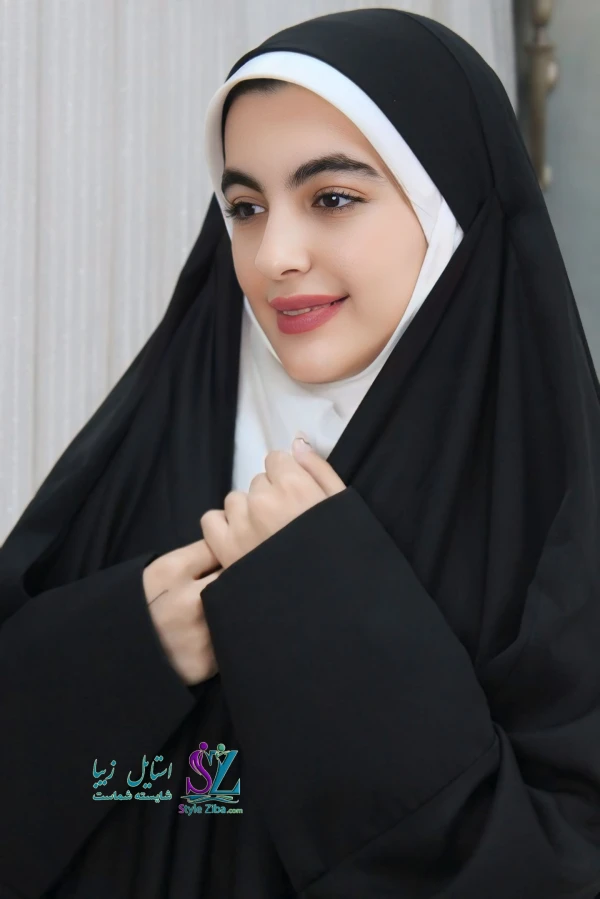 دوخت چادر جده لبنانی آستین کتی سه ستاره