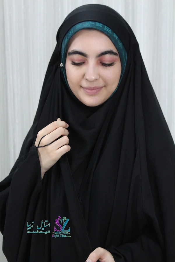 دوخت چادر خلیجی با کاپ اوریب دو ستاره