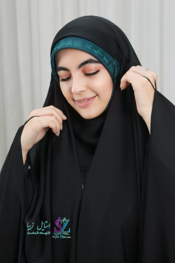 دوخت چادر جده لبنانی با کاپ اوریب دو ستاره